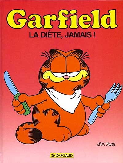 Garfield, la diete,jamais!