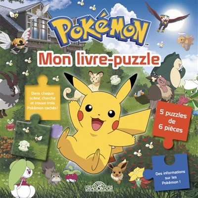 pokémon : mon livre puzzle