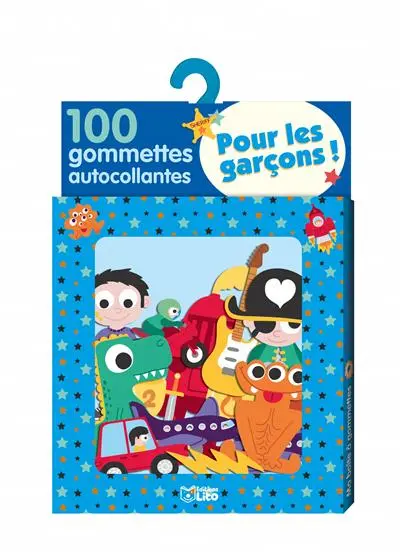 Pour les garçons ! : 100 gommettes autocollantes