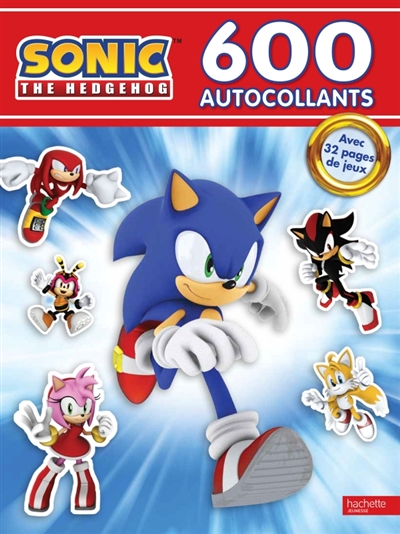 Sonic the hedgehog : 600 autocollants