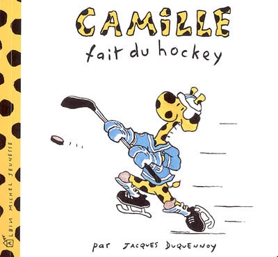 Camille fait du hockey