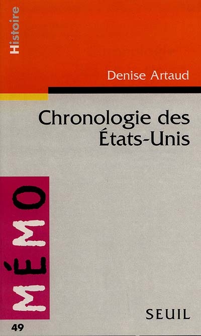 Chronologie des Etats-Unis