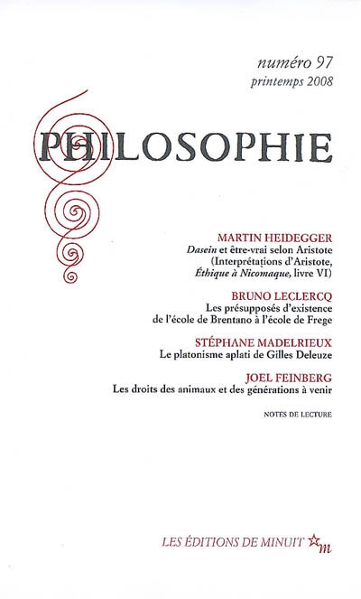 Philosophie, n° 97