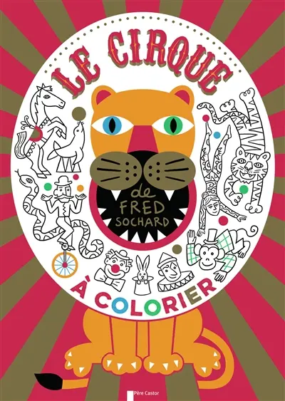 Le cirque à colorier