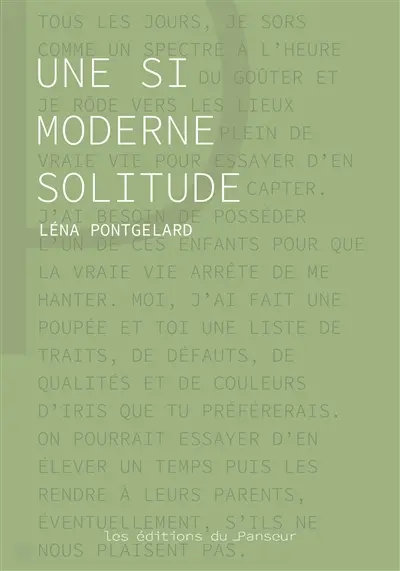 Une si moderne solitude