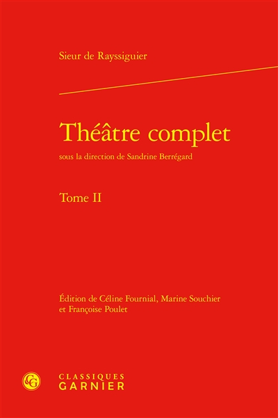 Théâtre complet. Vol. 2