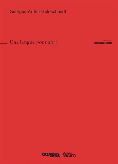 Une langue pour abri