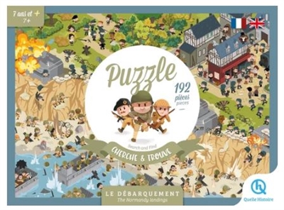 Le Débarquement : puzzle cherche & trouve : 192 pièces. The Normandy landing : puzzle search & find