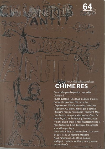 Chimères, n° 64-65