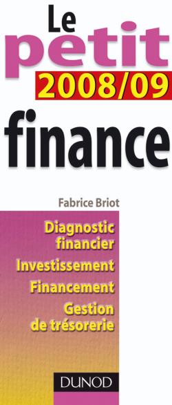 Le petit finance 2008-2009 : diagnostic financier, investissement, financement, gestion de trésorerie