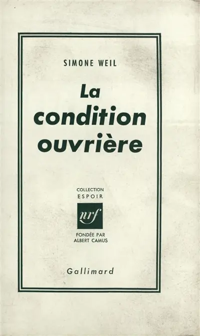 La Condition ouvrière