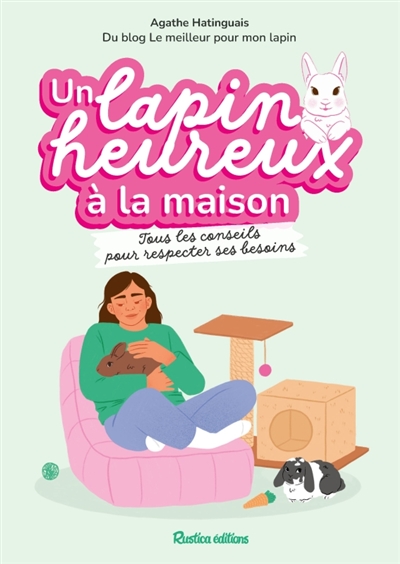 Un lapin heureux à la...