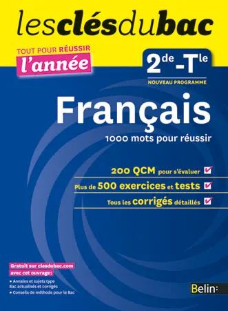 Français 2de-terminale : 1.000 mots pour réussir