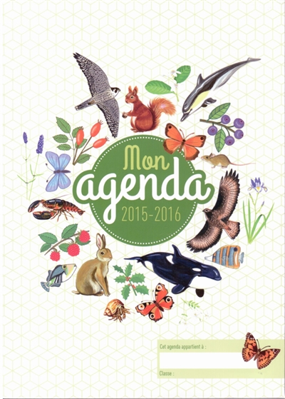 Mon agenda 2015-2016