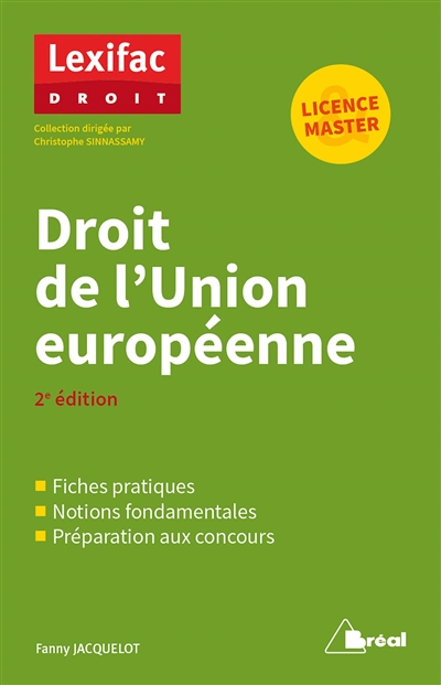 Droit de l'Union européenne : licence & master