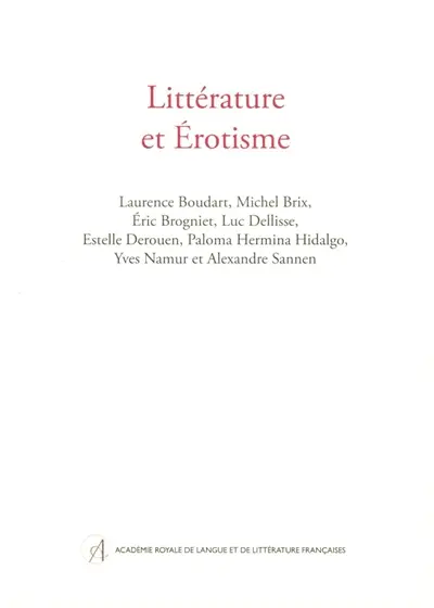 Littérature et érotisme