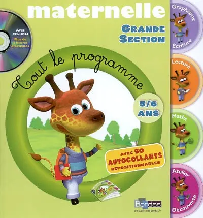 Maternelle, grande section : 5-6 ans