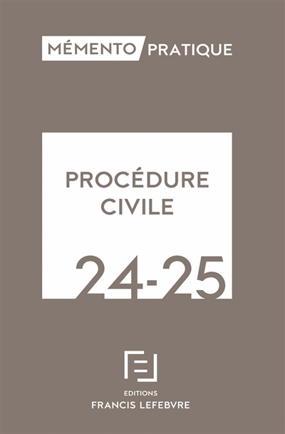 Procédure civile 2024-2025