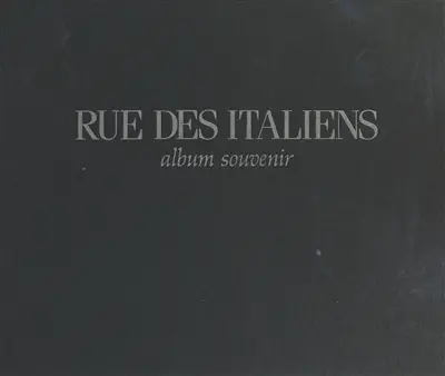 Rue des Italiens