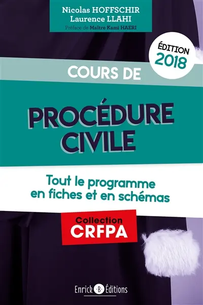 Cours de procédure civile et modes alternatifs de règlement des différends 2019 : tout le programme en fiches et en schémas