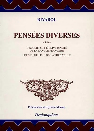 Pensées diverses : et autres textes