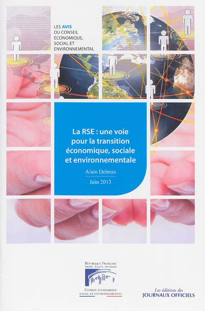 La RSE, une voie pour la transition économique, sociale et environnementale : mandature 2010-2015, séance du 26 juin 2013