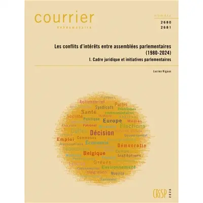 Courrier hebdomadaire, n° 2682-2683. Les conflits d'intérêts entre assemblées parlementaires, 1980-2024 : analyse des motions adoptées (II)