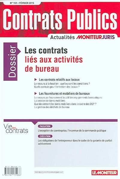 Contrats publics,...