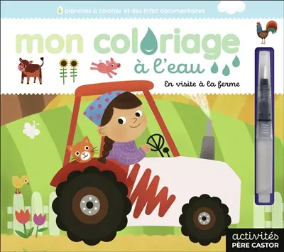 En visite à la ferme : 6 planches à colorier et des infos documentaires