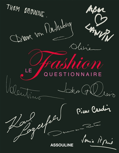 Fashion, le questionnaire