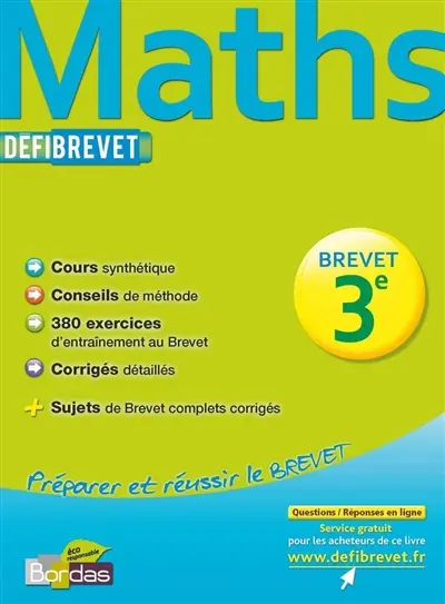 Maths 3e brevet
