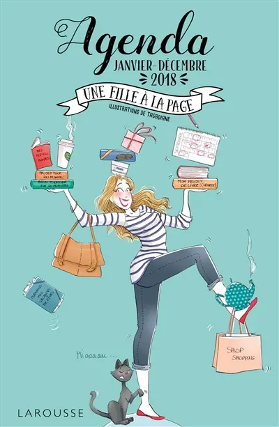 Une fille à la page : agenda janvier-décembre 2018