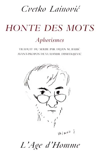 Honte des mots : aphorismes