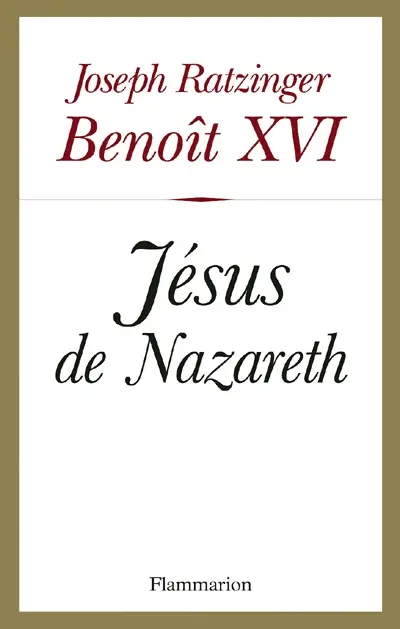 Jésus de Nazareth. Vol. 1. Du baptême dans le Jourdain à la transfiguration