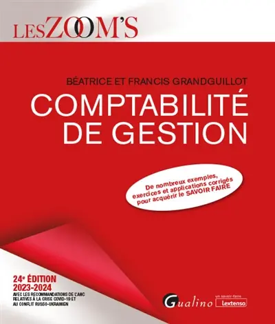 Comptabilité de gestion : 2023-2024