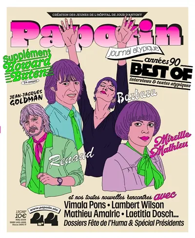 Le Papotin, journal atypique : création des jeunes de l'hôpital de jour d'Antony, n° 44. Best of années 90 : interviews & textes atypiques Le Papotin, journal atypique : création des jeunes de l'hôpital de jour d'Antony, n° 44. Best of années 90 : interviews & textes atypiques