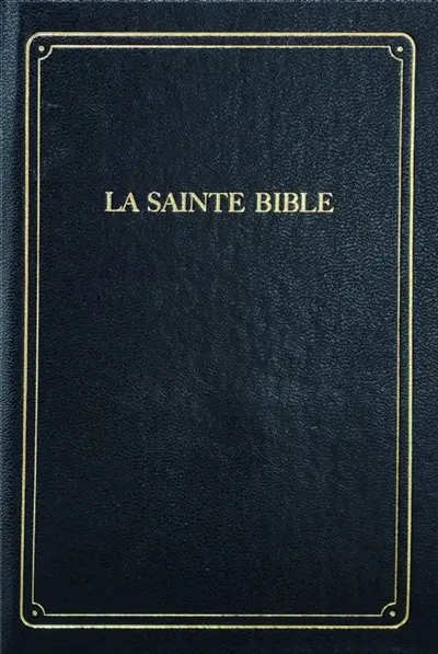 La sainte Bible