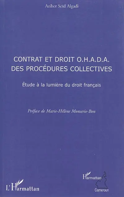 Contrats et droit OHADA des procédures collectives