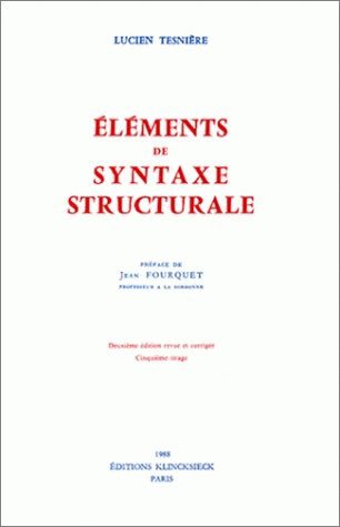 Eléments de syntaxe structurale