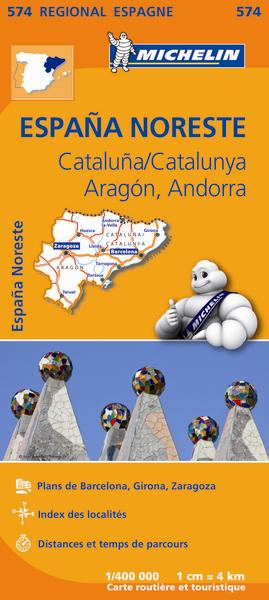 ESPANA NORESTE : CATALUNA / CATALUNYA, ARAGON, ANDORRA