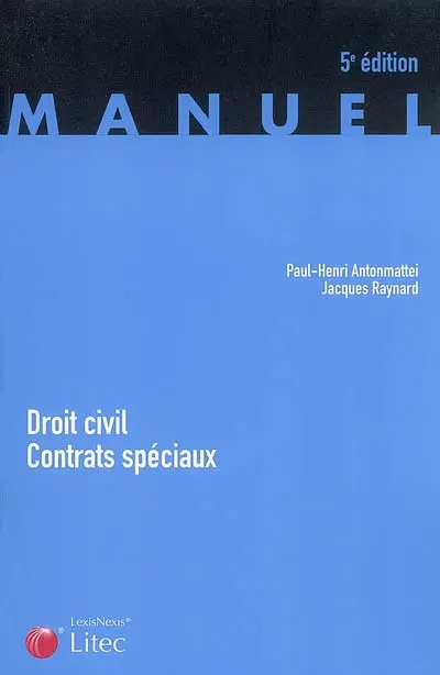 Droit civil, contrats spéciaux