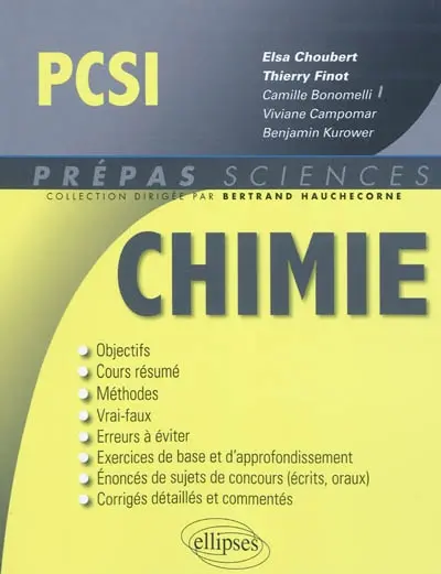 Chimie PCSI