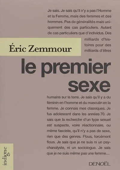 Le premier sexe