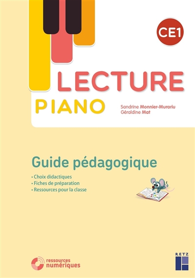 Lecture Piano CE1 - Guide pédagogique + CD-Rom *