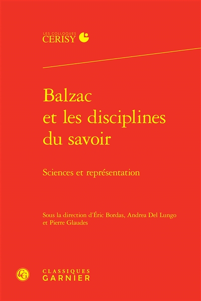 Balzac et les disciplines...