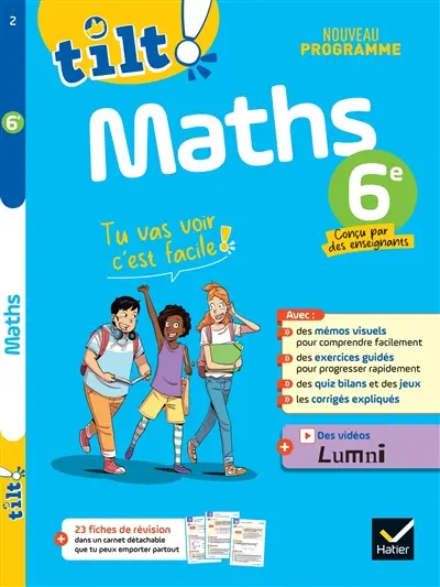 Maths 6e : nouveau programme
