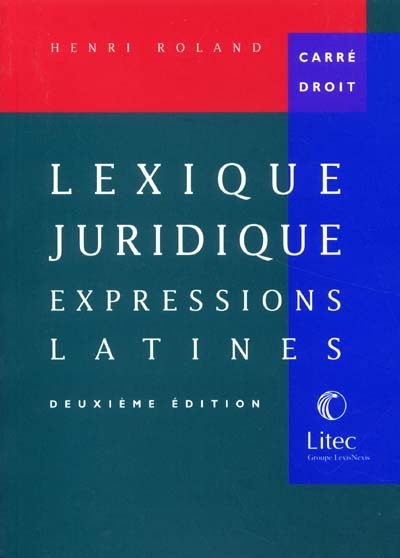 Lexique juridique : expressions latines
