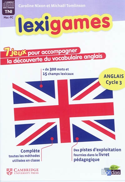 Lexigames : anglais cycle 3