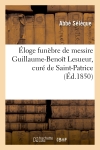 Eloge funèbre de messire...