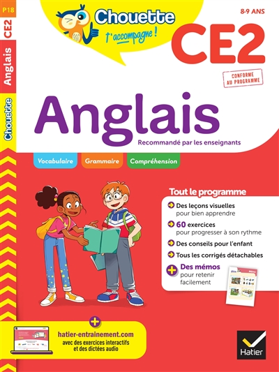 Anglais CE2, 8-9 ans : conforme au programme